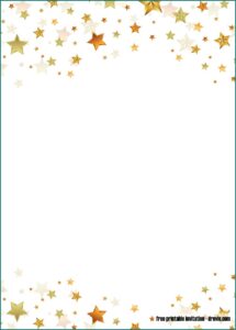 Twinkle Twinkle Little Star Baby Shower Invitation Template Free