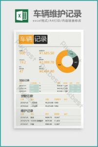 Vehicle Maintenance Log Template Free