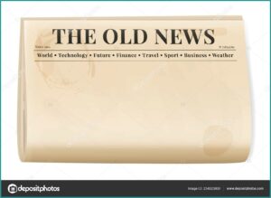 Vintage Newspaper Template