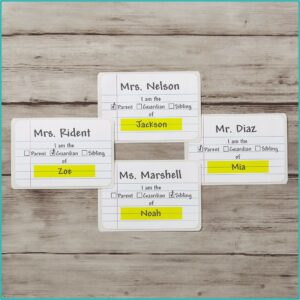 Visitor Name Badge Template