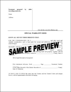 Warranty Deed Template Oklahoma