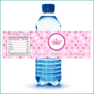 Water Bottle Wrapper Template