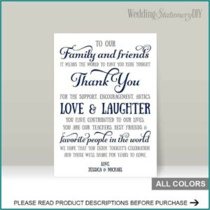 Wedding Reception Cards Templates
