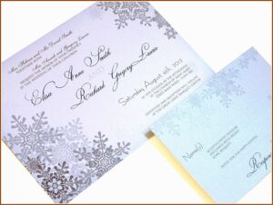 Winter Wonderland Wedding Invitation Templates