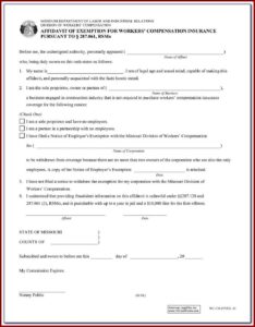 Workers Compensation Mileage Reimbursement Form