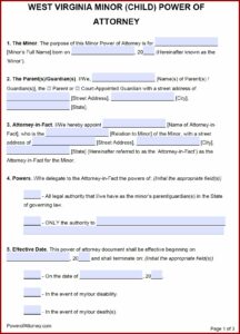 Wv Minor Guardianship Forms