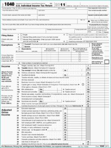 1040ez 2011 Form Printable