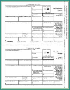 1099 Printable Forms 2019