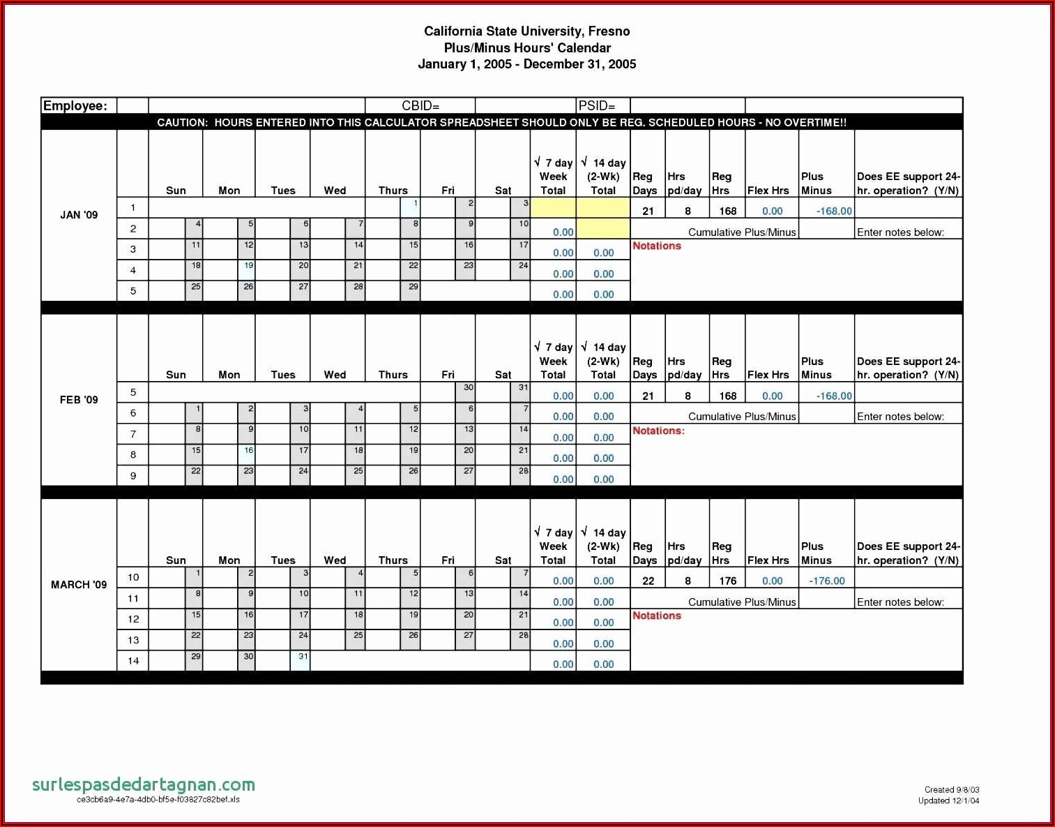 24 Hour 7 Day Work Schedule Template Excel