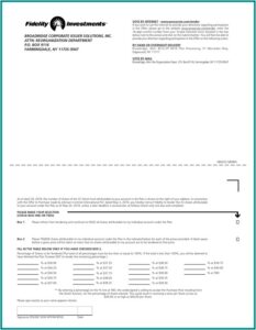 401k Rollover Form Fidelity