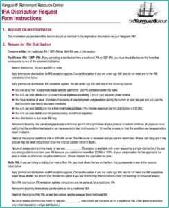 401k Rollover Form Vanguard