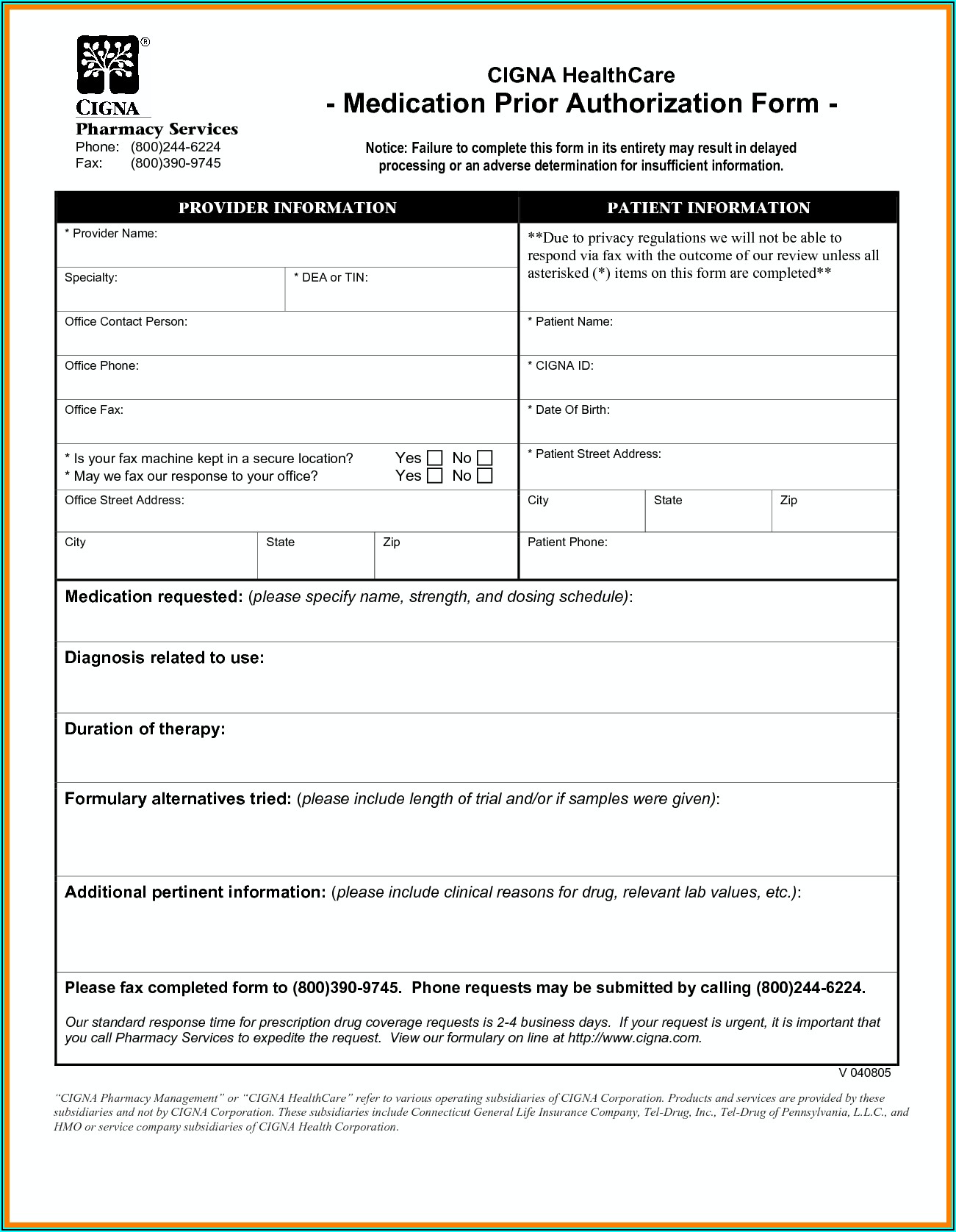 Aarp Medicare Part D Medication Prior Authorization Form