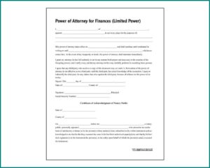 Adams Durable Power Of Attorney Form