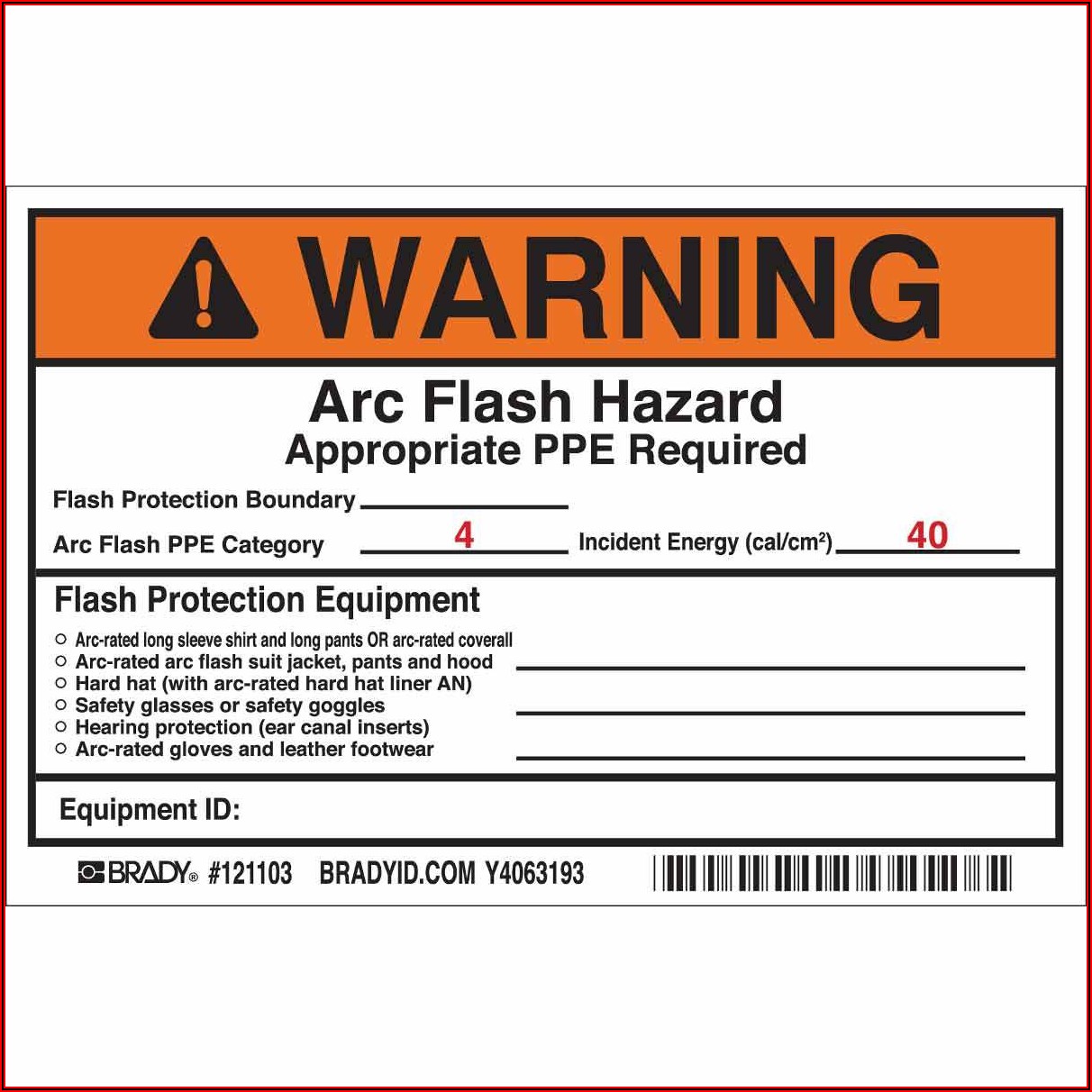 Arc Flash Safety Program Template
