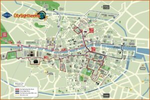 Belfast Hop On Hop Off Bus Tour Map