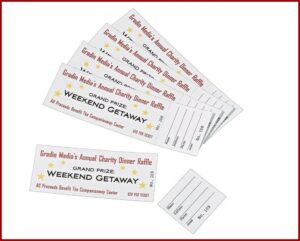 Benefit Dinner Ticket Template