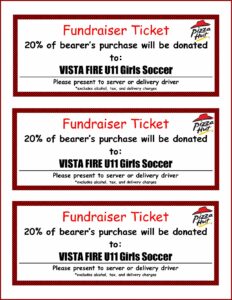 Benefit Ticket Template Free