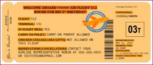 Boat Cruise Ticket Template