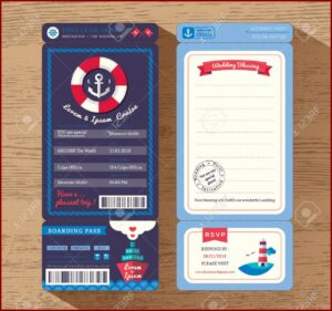 Boat Ticket Template