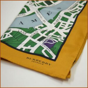 Burberry London Map Scarf