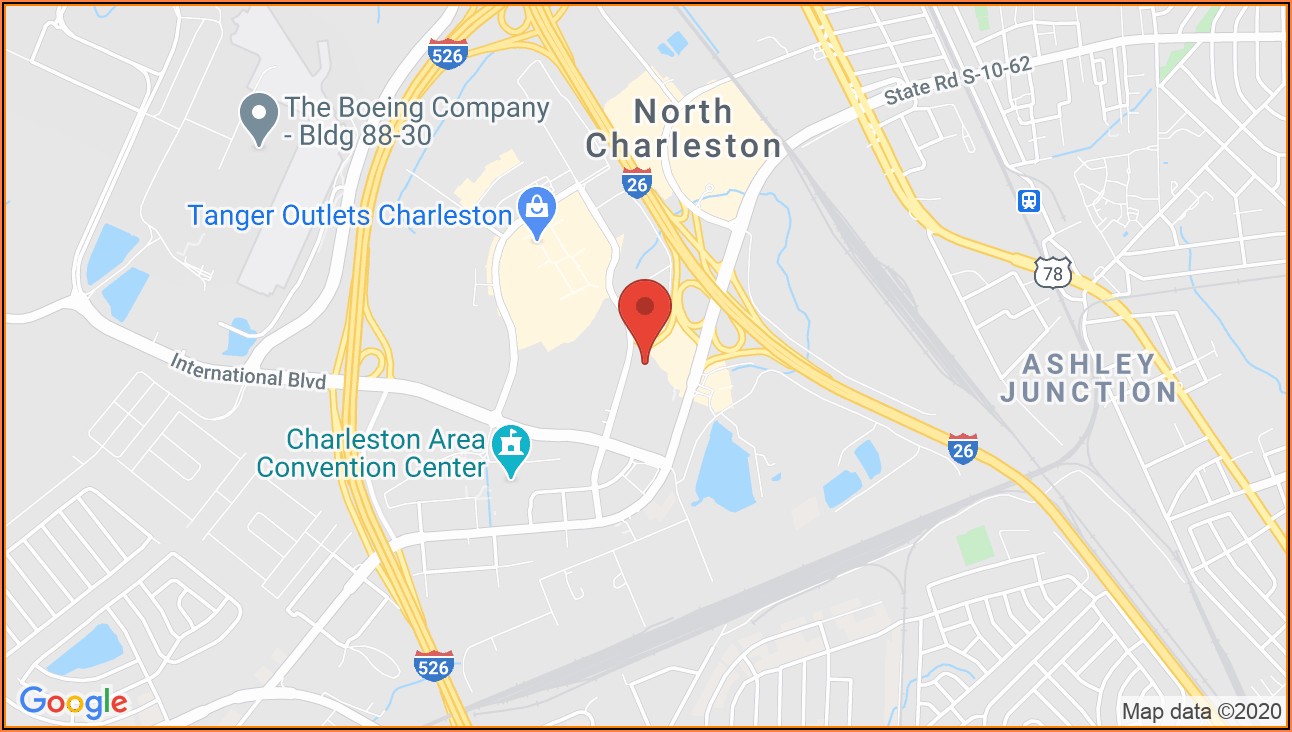 Charleston Sc Hotel Map