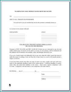Clark County Washington Eviction Forms