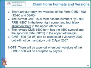 Cms 1500 And Ub 04 Billing Forms