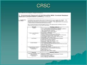 Crsc Dd Form 2860 July 2011