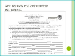 Csd 1 Boiler Inspection Form