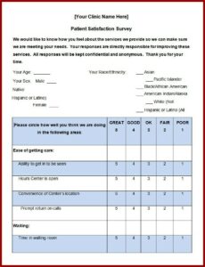 Customer Client Satisfaction Survey Templates