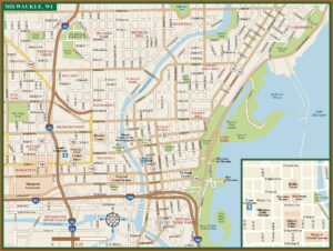 Downtown Milwaukee Hotels Map