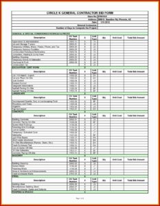 Electrical Bid Proposal Template