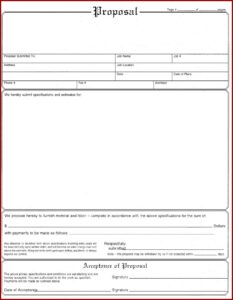 Electrical Bid Template Free