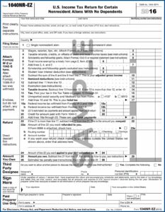 Federal Tax Ez Form Instructions