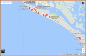 Fort Myers Beach Hotel Map