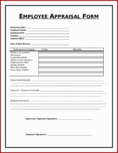 Free Employee Assessment Template