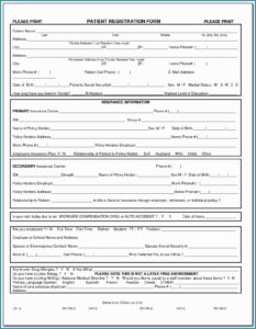 Free Hotel Registration Form Template