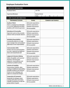 Free Hr Employee Forms Templates
