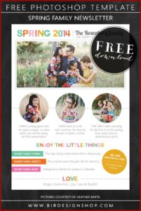 Free Online Christmas Newsletter Templates