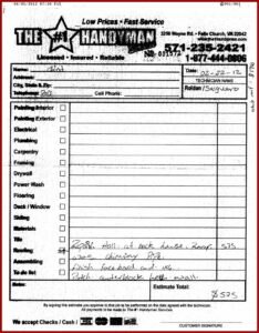 Free Roofing Quote Template