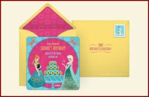 Frozen Birthday Invite Template Free