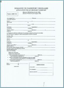 Ghanaian Passport Renewal Forms