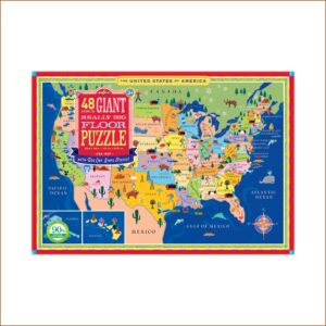 Giant Usa Map Floor Puzzle