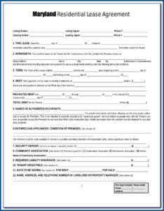 Hawaii Residential Lease Agreement Form