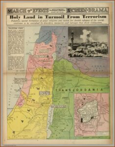 Historical Map Of Palestine