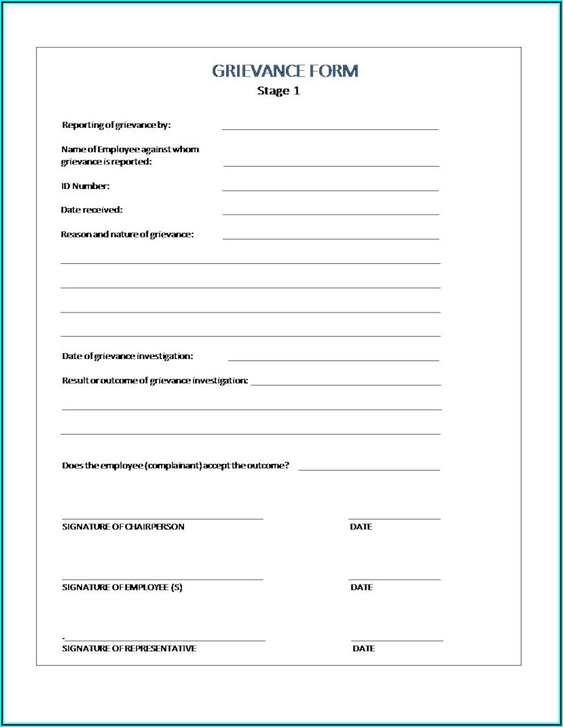 Hr Forms And Templates South Africa