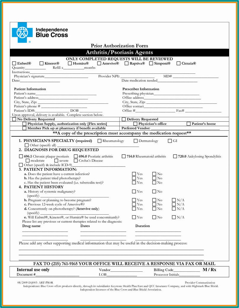 Humana Medicare Part D Prior Authorization Forms For Medication
