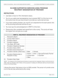 Ihss Provider Application Form Pdf