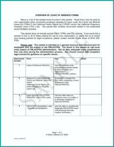 Intermittent Fmla Paperwork California
