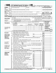 Irs 1040a Short Form